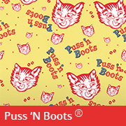 Puss 'n Boots brand tile
